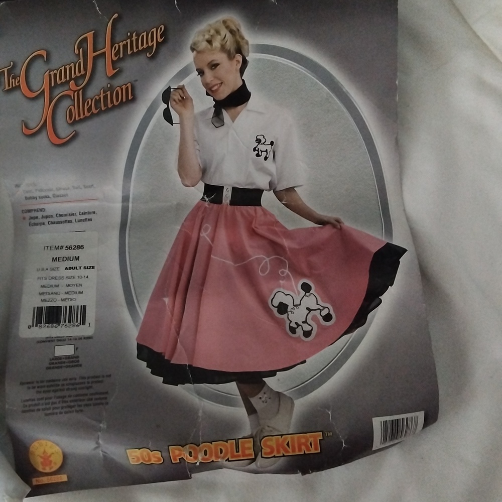 Poodle skirt /top set
